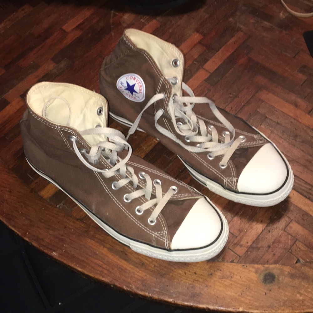 Brown Converse All Stars